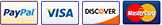 credit cards accepted - PayPal, Discover, Visa, MasterCard