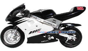 pocket bikes in black