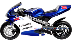 mini bike blue