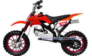 mini dirt bikes red