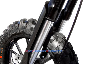 mini dirt bikes steering