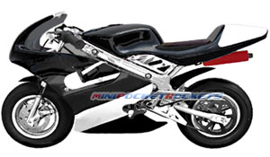 pocket bike black