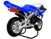pocket bike rear