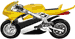 pocket bike yellow