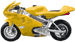 yellow mini bike